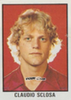 Sticker Claudio Sclosa - Calcio Flash 1981 n. 221 - Edizioni Flash