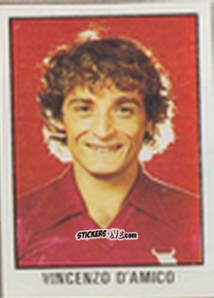 Sticker Vincenzo D'Amico - Calcio Flash 1981 n. 222 - Edizioni Flash