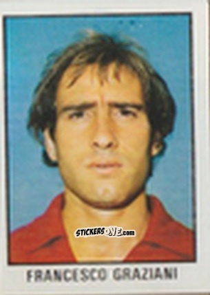 Figurina Francesco Graziani - Calcio Flash 1981 n. 224 - Edizioni Flash
