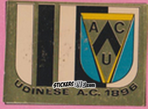 Sticker Scudetto Udinese - Calcio Flash 1981 n. SC18 - Edizioni Flash