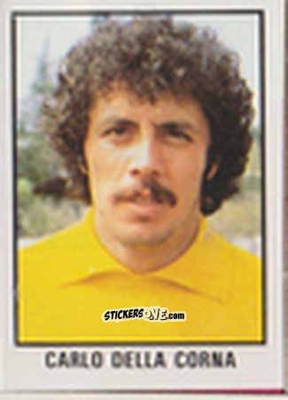 Sticker Carlo Della Corna - Calcio Flash 1981 n. 226 - Edizioni Flash