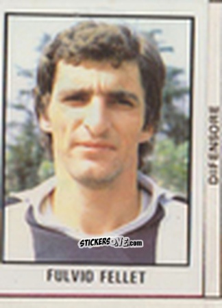 Figurina Fulvio Fellet - Calcio Flash 1981 n. 231 - Edizioni Flash