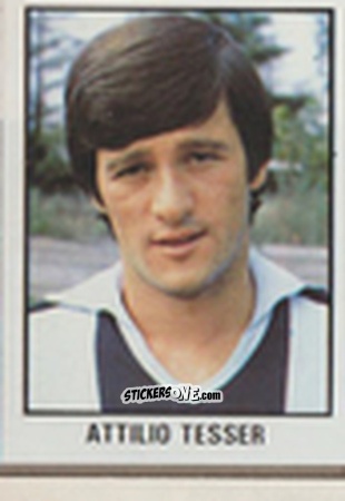 Sticker Attilio Tesser - Calcio Flash 1981 n. 233 - Edizioni Flash