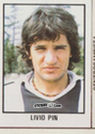 Cromo Livio Pin - Calcio Flash 1981 n. 234 - Edizioni Flash