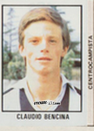 Cromo Claudio Bencina - Calcio Flash 1981 n. 235 - Edizioni Flash