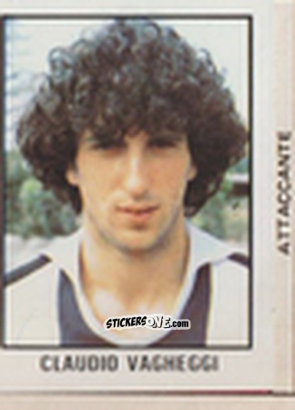 Cromo Claudio Vagheggi - Calcio Flash 1981 n. 239 - Edizioni Flash