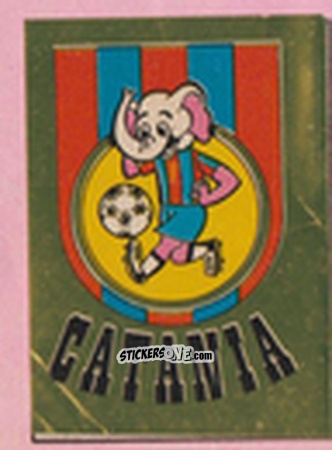 Sticker Scudetto Catania - Calcio Flash 1981 n. SC21 - Edizioni Flash