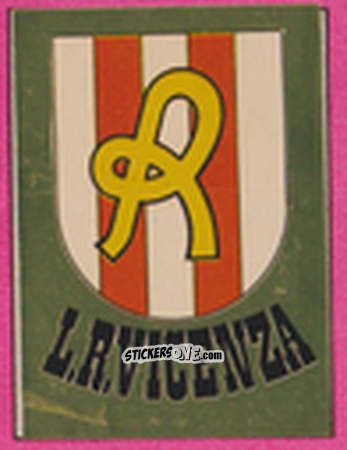 Figurina Scudetto L.R. Vicenza - Calcio Flash 1981 n. SC25 - Edizioni Flash