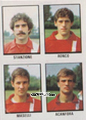 Cromo Francesco Stanzione / Maurizio Ronco / Claudio Maselli / Renato Acanfora - Calcio Flash 1981 n. 272 - Edizioni Flash