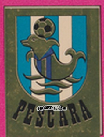 Figurina Scudetto Pescara - Calcio Flash 1981 n. SC31 - Edizioni Flash