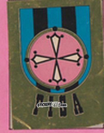 Sticker Scudetto Pisa - Calcio Flash 1981 n. SC32 - Edizioni Flash