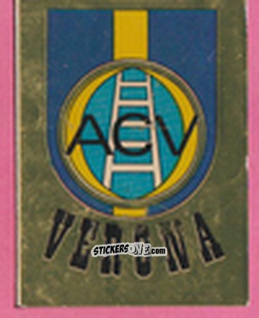 Figurina Scudetto Verona - Calcio Flash 1981 n. SC38 - Edizioni Flash