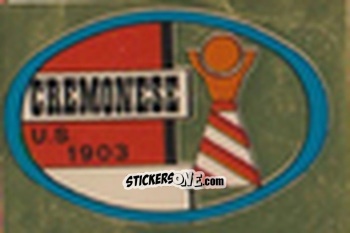 Sticker Scudetto Cremonese - Calcio Flash 1981 n. SC44 - Edizioni Flash