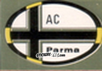 Sticker Scudetto Parma - Calcio Flash 1981 n. SC51 - Edizioni Flash