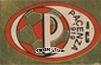 Figurina Scudetto Piacenza - Calcio Flash 1981 n. SC52 - Edizioni Flash