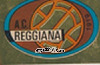 Cromo Scudetto Reggiana - Calcio Flash 1981 n. SC54 - Edizioni Flash