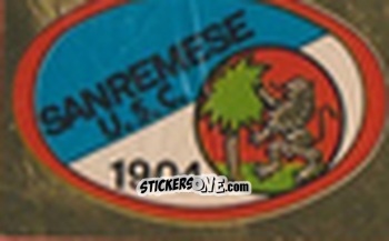 Figurina Scudetto Sant'Angelo - Calcio Flash 1981 n. SC56 - Edizioni Flash
