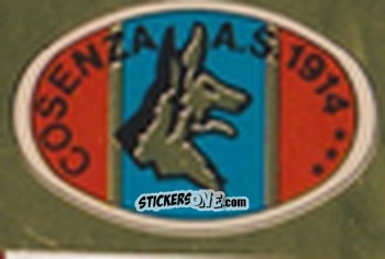 Figurina Scudetto Cosenza - Calcio Flash 1981 n. SC65 - Edizioni Flash