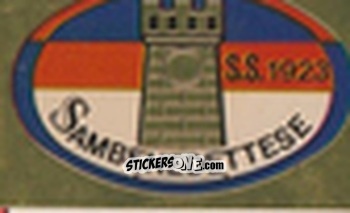 Sticker Scudetto Sambenedettese - Calcio Flash 1981 n. SC75 - Edizioni Flash