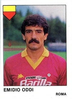 Cromo Emidio Oddi - Calcio Flash 1985 n. 218 - Edizioni Flash