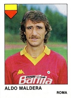 Sticker Aldo Maldera - Calcio Flash 1985 n. 222 - Edizioni Flash
