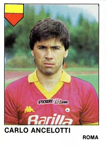 Sticker Carlo Ancelotti - Calcio Flash 1985 n. 225 - Edizioni Flash