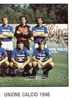 Sticker Squadra Sampdoria (puzzle 2) - Calcio Flash 1985 n. 234 - Edizioni Flash
