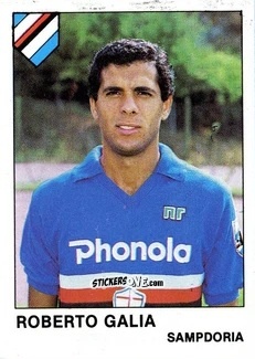 Cromo Roberto Galia - Calcio Flash 1985 n. 237 - Edizioni Flash