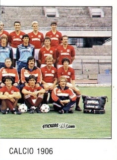 Sticker Squadra Torino (puzzle 2) - Calcio Flash 1985 n. 253 - Edizioni Flash