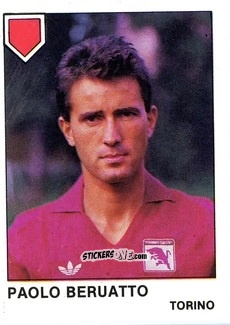 Figurina Paolo Beruatto - Calcio Flash 1985 n. 256 - Edizioni Flash