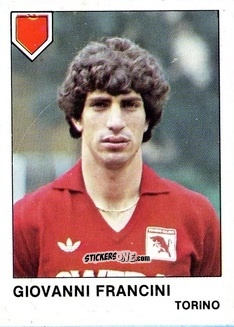 Cromo Giovanni Francini - Calcio Flash 1985 n. 259 - Edizioni Flash