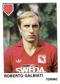 Cromo Roberto Galbiati - Calcio Flash 1985 n. 260 - Edizioni Flash