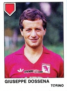 Cromo Giuseppe Dossena - Calcio Flash 1985 n. 263 - Edizioni Flash