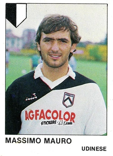 Cromo Massimo Mauro - Calcio Flash 1985 n. 284 - Edizioni Flash