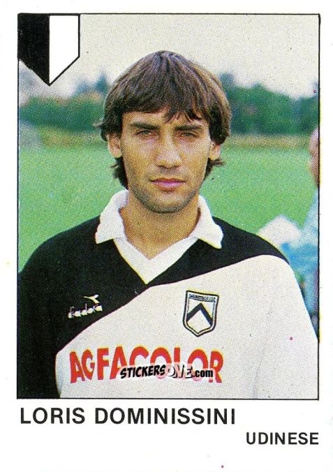 Sticker Loris Dominissini - Calcio Flash 1985 n. 285 - Edizioni Flash