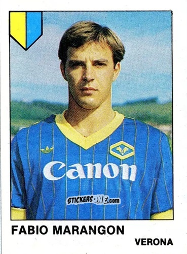 Cromo Fabio Marangon - Calcio Flash 1985 n. 298 - Edizioni Flash
