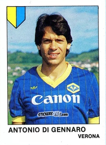 Figurina Antonio Di Gennaro - Calcio Flash 1985 n. 302 - Edizioni Flash
