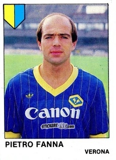 Figurina Pietro Fanna - Calcio Flash 1985 n. 305 - Edizioni Flash