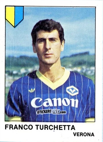 Figurina Franco Turchetta - Calcio Flash 1985 n. 308 - Edizioni Flash