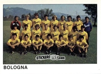 Cromo Squadra Bologna - Calcio Flash 1985 n. 323 - Edizioni Flash