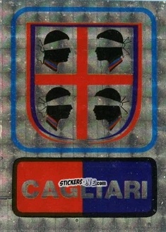 Cromo Scudetto Cagliari - Calcio Flash 1985 n. SC22 - Edizioni Flash