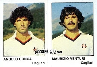 Cromo Maurizio Venturi / Angelo Conca - Calcio Flash 1985 n. 333 - Edizioni Flash