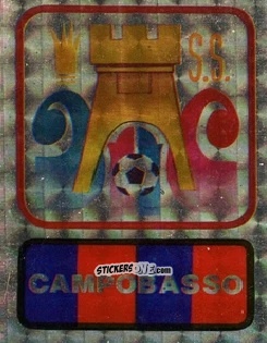 Sticker Scudetto Campobasso - Calcio Flash 1985 n. SC23 - Edizioni Flash