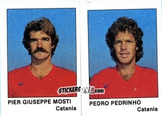 Cromo Pedro Pedrinho / Pier Giuseppe Mosti - Calcio Flash 1985 n. 346 - Edizioni Flash