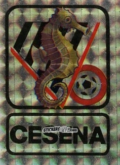 Cromo Scudetto Cesena - Calcio Flash 1985 n. SC25 - Edizioni Flash