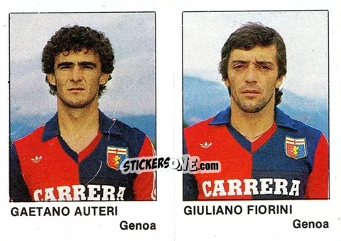 Sticker Gaetano Auteri / Giuliano Fiorini