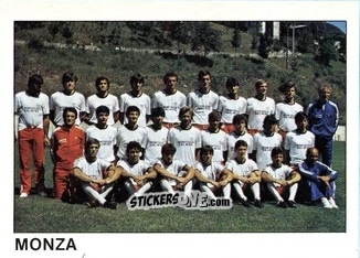 Cromo Squadra Monza - Calcio Flash 1985 n. 379 - Edizioni Flash