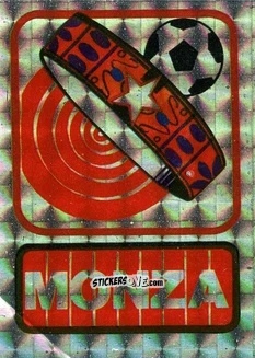 Sticker Scudetto Monza - Calcio Flash 1985 n. SC29 - Edizioni Flash