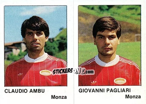 Sticker Claudio Ambu / Giovanni Pagliari