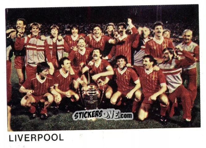 Cromo Liverpool - Calcio Flash 1985 n. 1 - Edizioni Flash